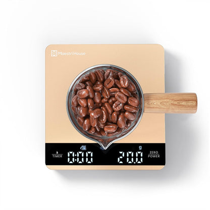 S1 Mini Espresso Coffee Scale with Timer, 2kg/0.1g | Rechargeable Shot Scale with 0.1g Precision, Dual Timing Modes, g/oz/ml Units and ABS Design for Espresso or Pour-Over