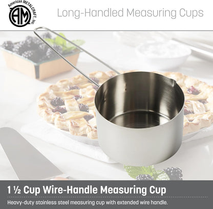 . American Metalcraft MCL125 Stainless Steel Measuring Cup, 1 1/4-Cup