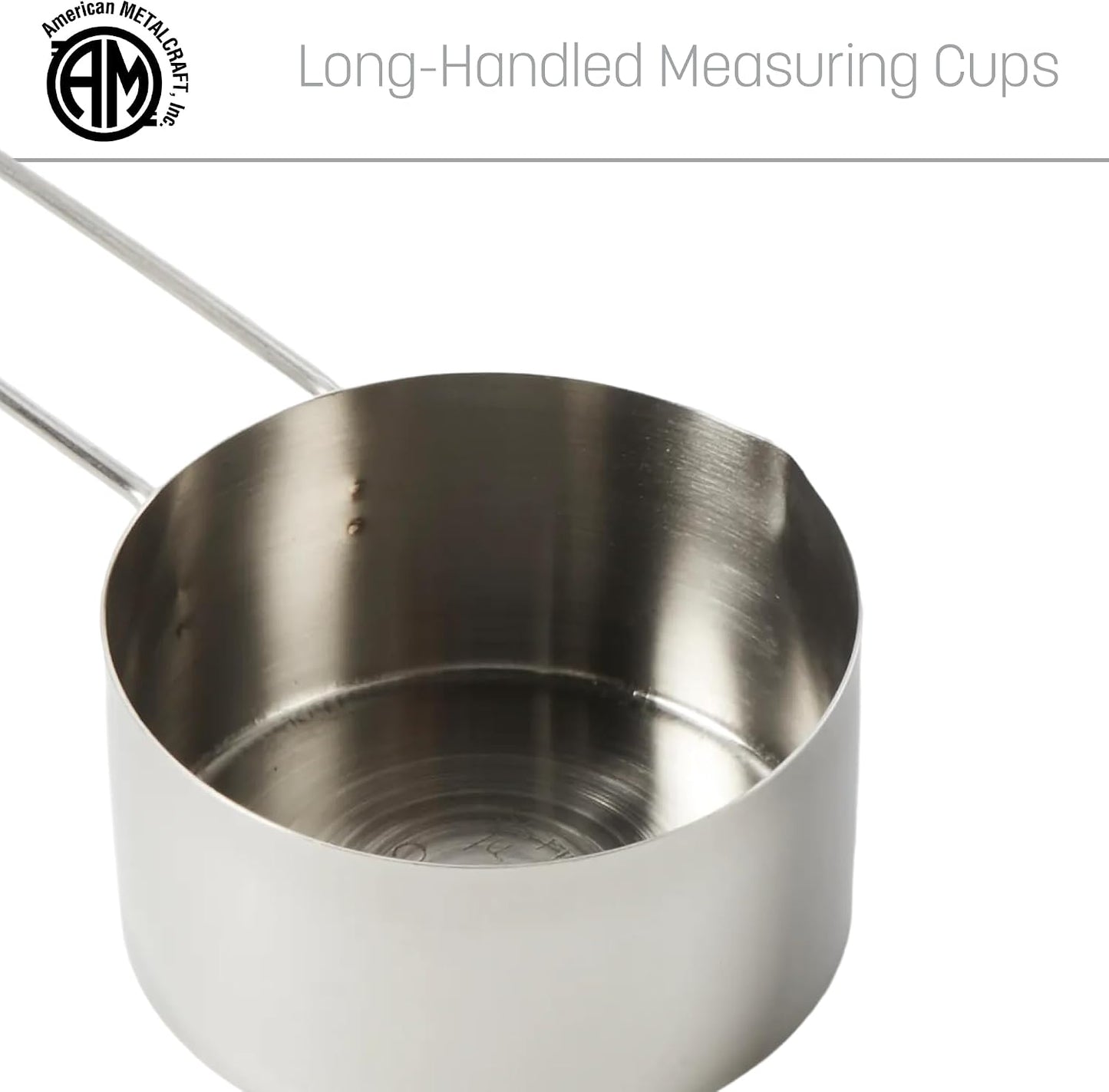 . American Metalcraft MCL125 Stainless Steel Measuring Cup, 1 1/4-Cup