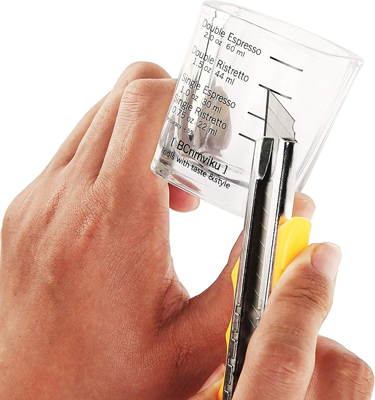 Shot Glasses Measuring cup Espresso Shot Glass Liquid Heavy Wine 26-Incremental Measurement 1oz, 6 Tsp, 2 Tbs, 30ml (red)