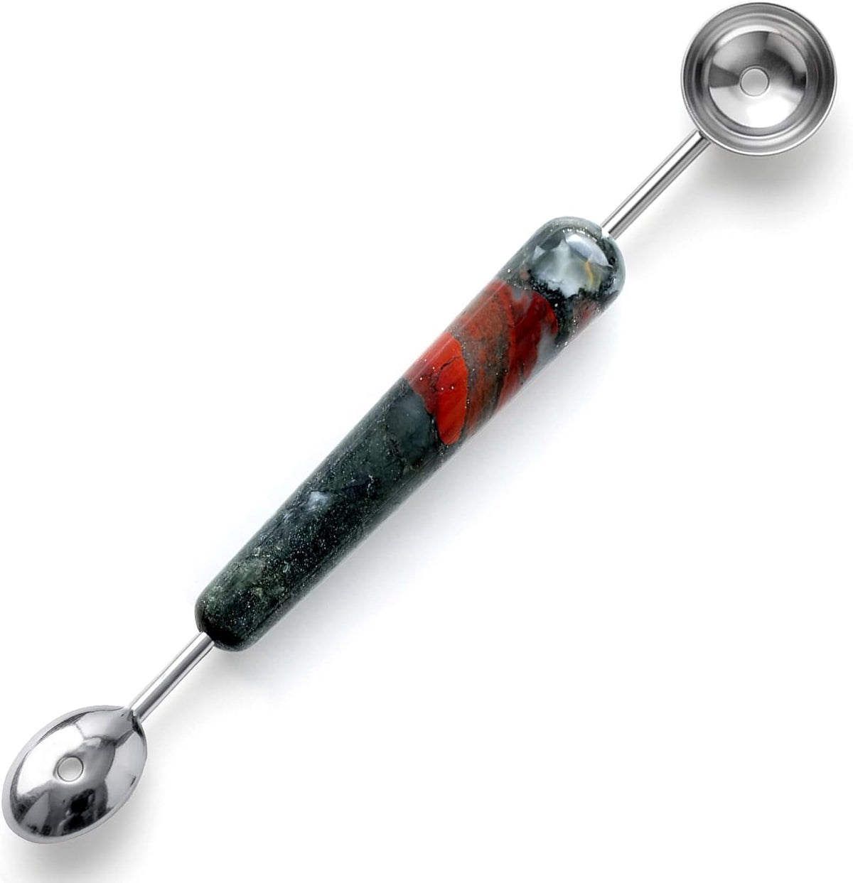 Melon Baller, 2 in 1 Stainless Steel Scoop for Fruits, Sorbet