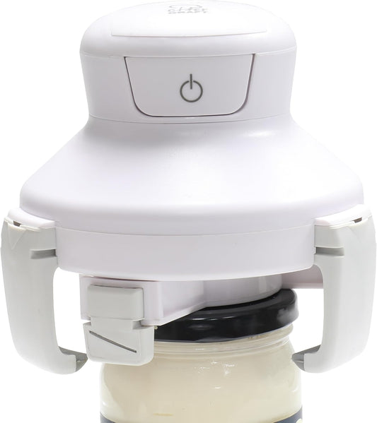Hands free/Self-Centering, Three-Armed Electric Jar Opener