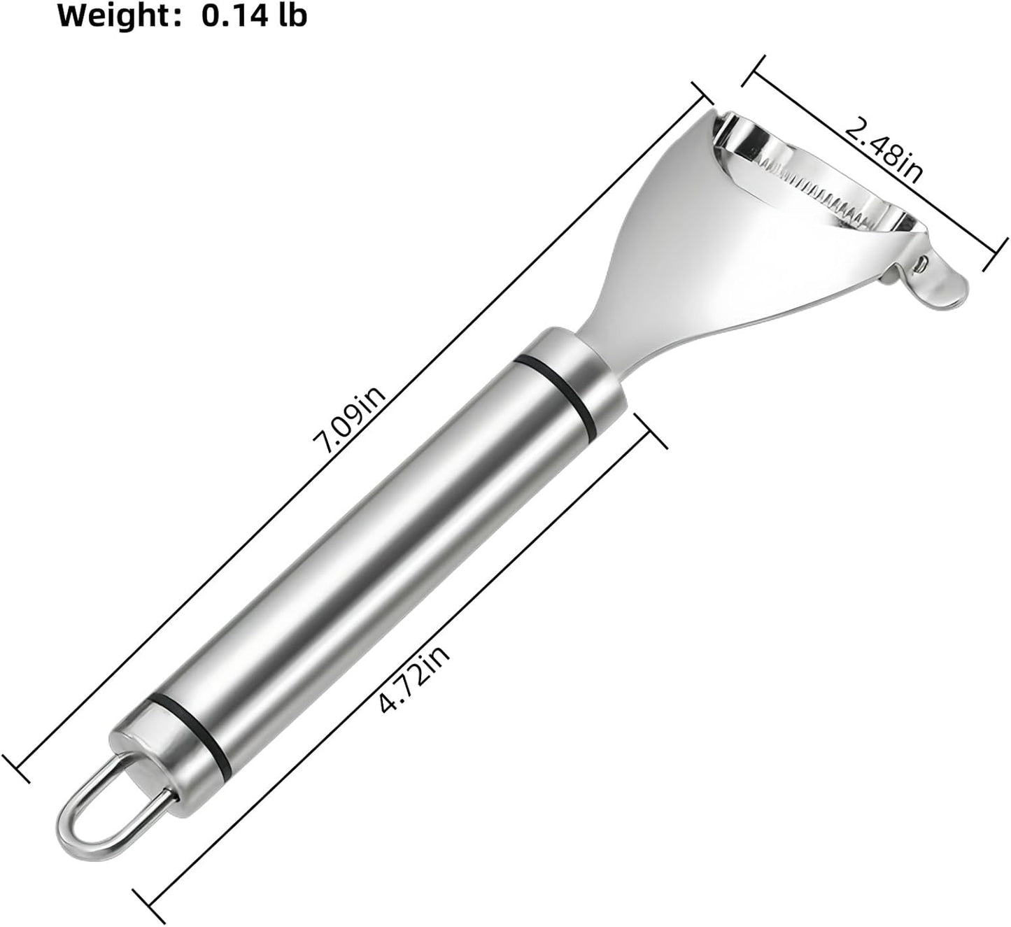 2 Pack Corn Peeler for Corn on the Cob, Cob Stripper and Kernel Remover | Stainless steel blade for fresh or cooked cobs, clean stripping with less mess for BBQ, salads and meal prep