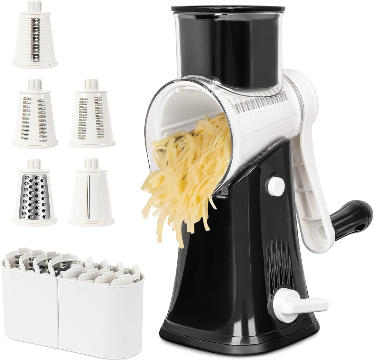 Rotary Cheese Grater, Blue, for Kitchen