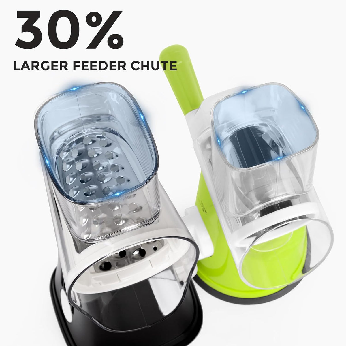 Rotary Cheese Grater, Blue, for Kitchen