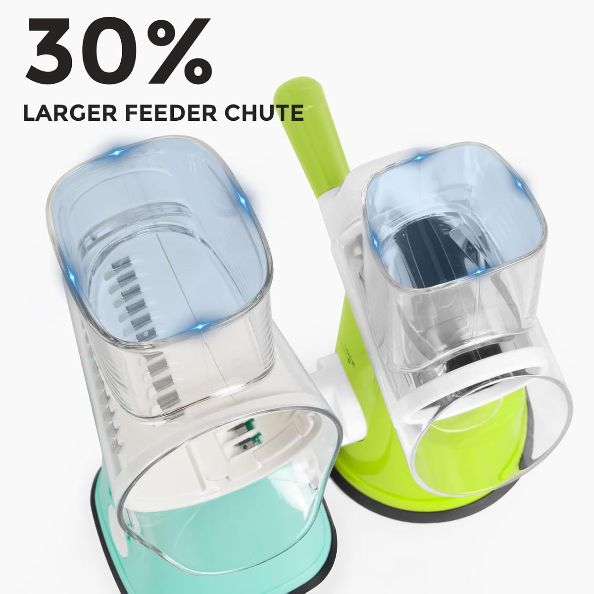 Rotary Cheese Grater, Blue, for Kitchen