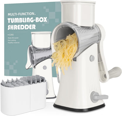 Rotary Cheese Grater, Blue, for Kitchen