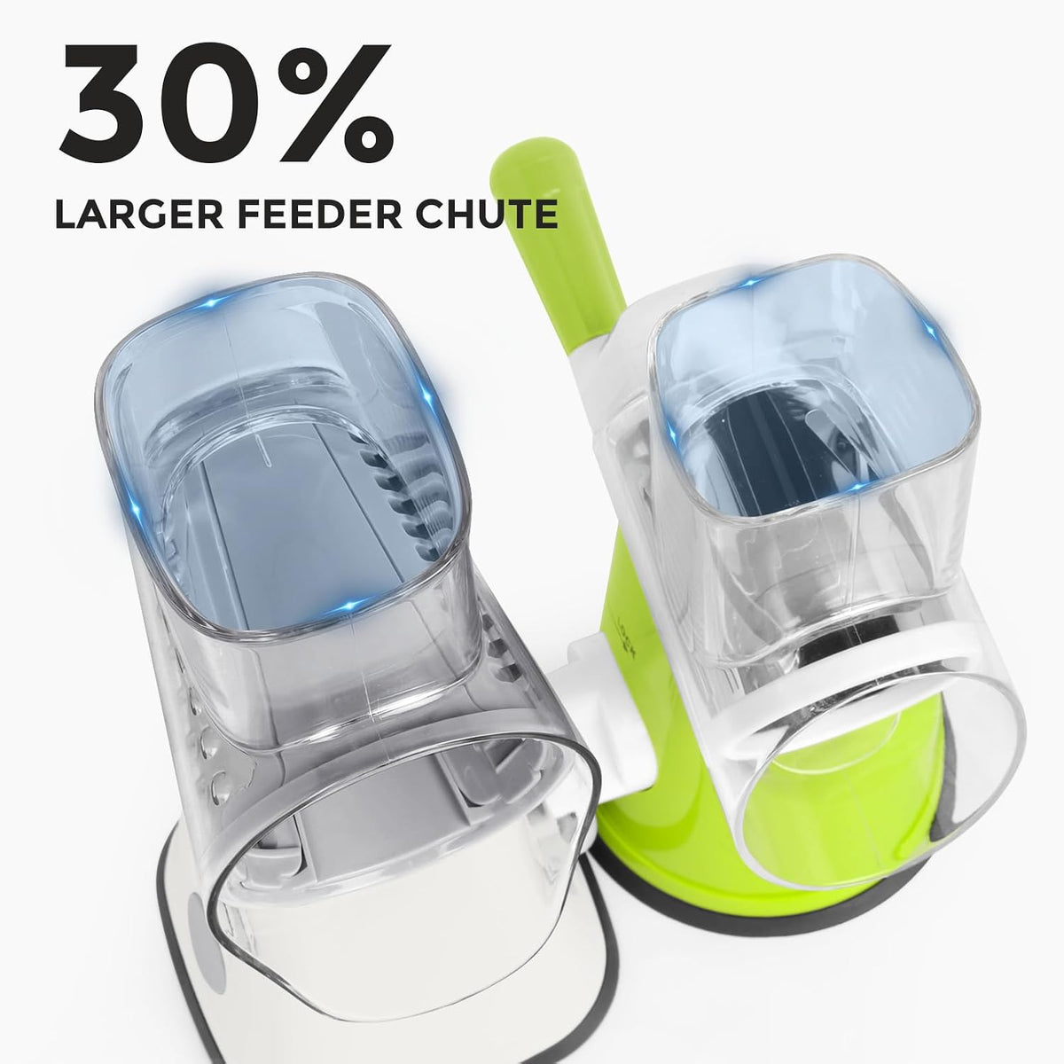 Rotary Cheese Grater, Blue, for Kitchen
