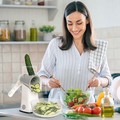 Rotary Cheese Grater, Blue, for Kitchen