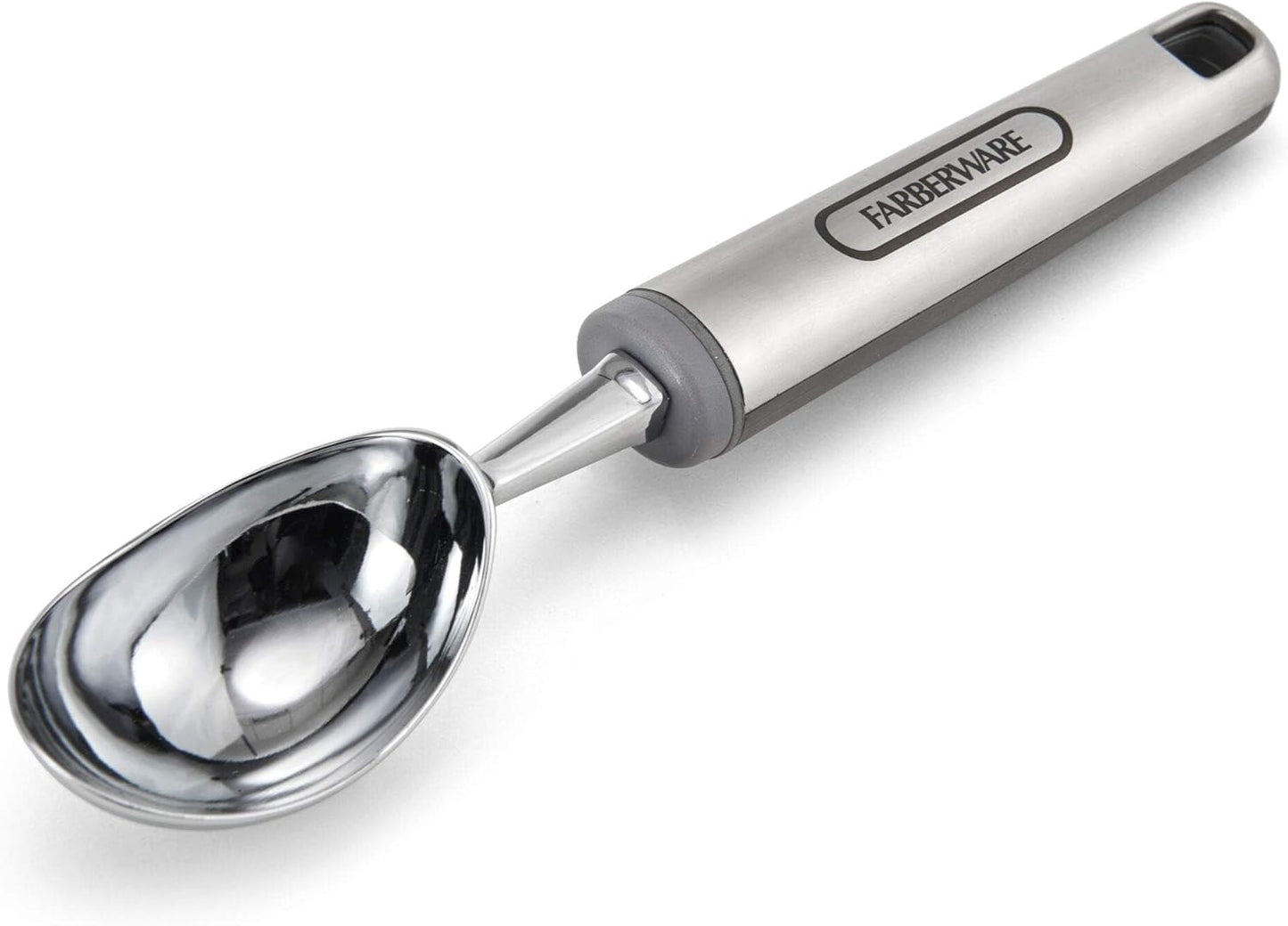 Pro Stainless Steel Manual Can Opener with Soft Ergonomic Handles and Integrated Bottle Opener, Dishwasher Safe, Contemporary Gray, 7.25 Inches