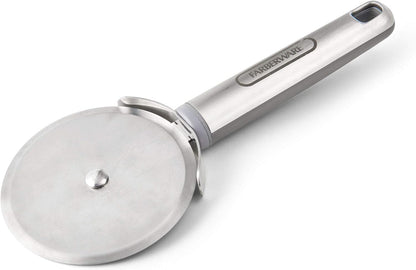 Pro Stainless Steel Manual Can Opener with Soft Ergonomic Handles and Integrated Bottle Opener, Dishwasher Safe, Contemporary Gray, 7.25 Inches