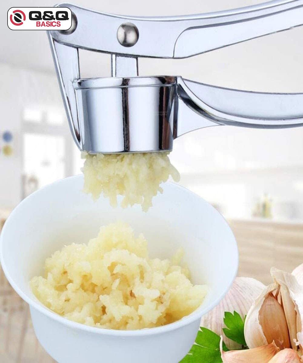 Garlic Press Mincer and Peeler, Premium Ginger Press, Essential Kitchen Tools - Durable and Reliable Garlic Presses and Garlic Presser, Perfect Garlic Presses for Everyday Use