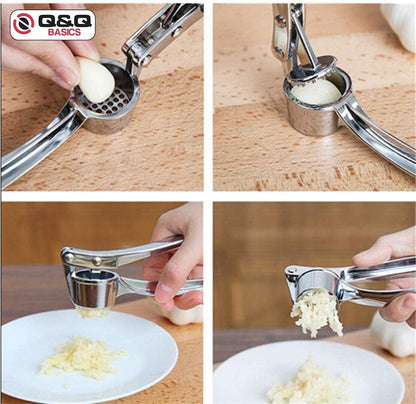 Garlic Press Mincer and Peeler, Premium Ginger Press, Essential Kitchen Tools - Durable and Reliable Garlic Presses and Garlic Presser, Perfect Garlic Presses for Everyday Use