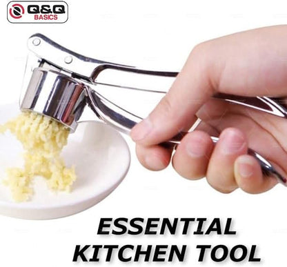 Garlic Press Mincer and Peeler, Premium Ginger Press, Essential Kitchen Tools - Durable and Reliable Garlic Presses and Garlic Presser, Perfect Garlic Presses for Everyday Use