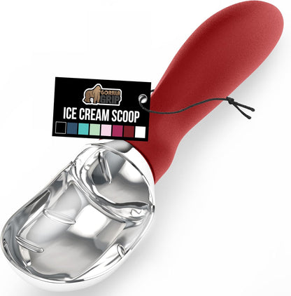 ® Heavy Duty Ice Cream Scoop, BPA-Free, Dishwasher Safe, Comfortable Zinc Alloy Handle, Professional Scooper for Hard Gelato, Sorbet, Cookie Dough, Melon, Round Cones, Kitchen Tool, Blue