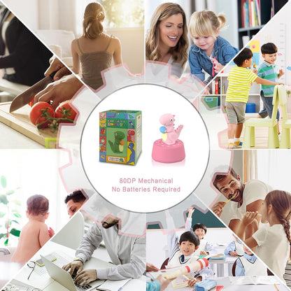 Mechanical Kitchen Timer for Kids,Wind Up Egg Timer for Cooking.