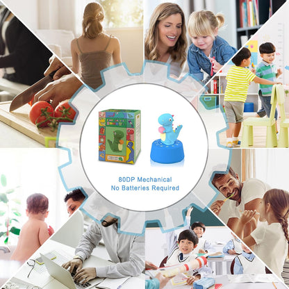 Mechanical Kitchen Timer for Kids,Wind Up Egg Timer for Cooking.