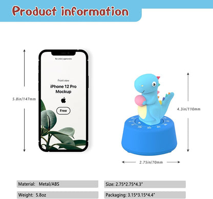 Mechanical Kitchen Timer for Kids,Wind Up Egg Timer for Cooking.