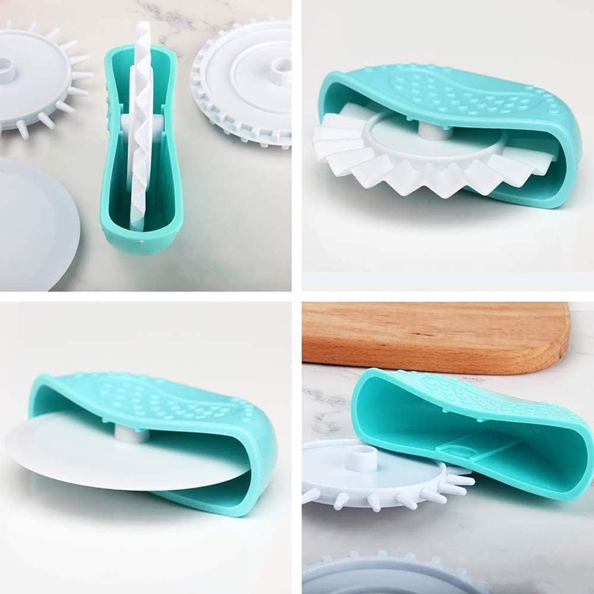 Pastry Wheel Decorator and Cutter, 6Pcs | Pie Wheel, Pastry Wheel Roll, Pie Crust Cutter, Pizza Pastry Pie Lattice Cookie Biscuit Decoration