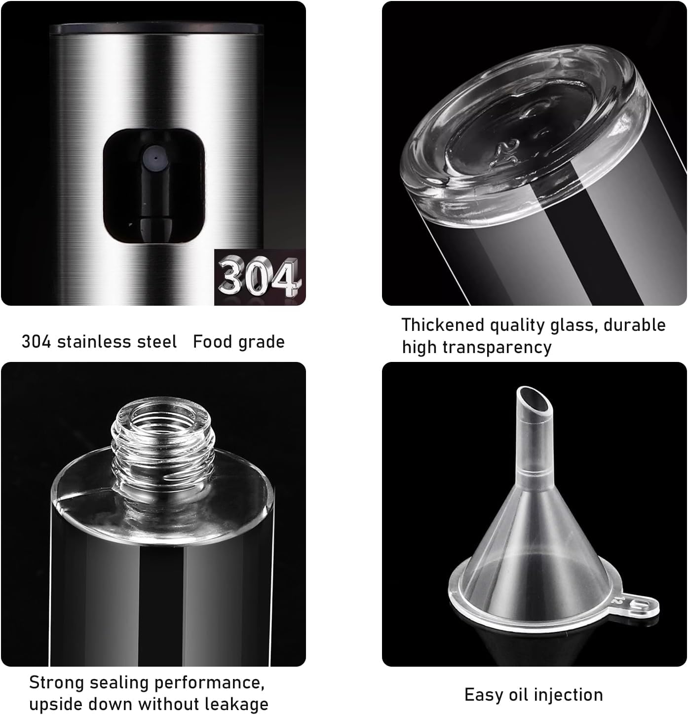 Oil Sprayer for Cooking, Olive Oil Sprayer Mister with Scale, 100ml Olive Oil Spray Bottle, Air Fryer Vegetable Vinegar Oil Portable Mini Kitchen Gadgets for Baking, Salad, Grilling, BBQ, Roasting