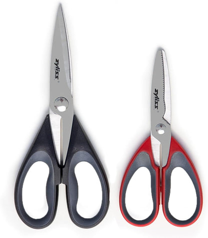 Herb Snippers with Integrated Stem Stripper – Precision Blade Kitchen Scissors for Fresh Herbs, Parsley, Cilantro & Chives – Ergonomic Wheat Straw Handle, Left/Right-Handed, Dishwasher Safe