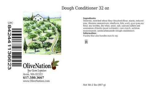 Dough Conditioner - 32 oz | Easy to Use Conditioner Enhances Soft, Tender Texture in Breads, Rolls, Baked Goods, Strengthens Doughs, Improves Shelf Life