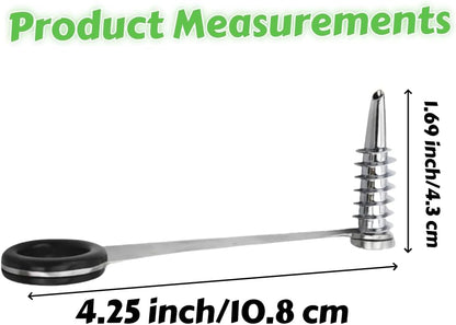 Egg Spiral Slicer for Boiled Eggs, Potato, Tomato, Stainless Steel Spiral Cutter for Vegetables, Cucumbers and Carrots