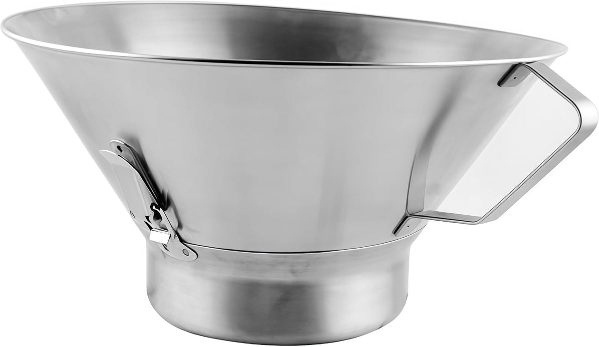Grease Strainer for Ground Beef, Stainless Steel Funnel with Oil Catcher