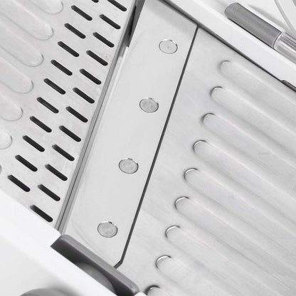 Adjustable Mandoline Slicer, Mandoline Slicer for Kitchen Stainless Steel Vegetable Chopper with 4 Adjustable Blades, Veggie Onion Tomato Slicer Julienne Cutter