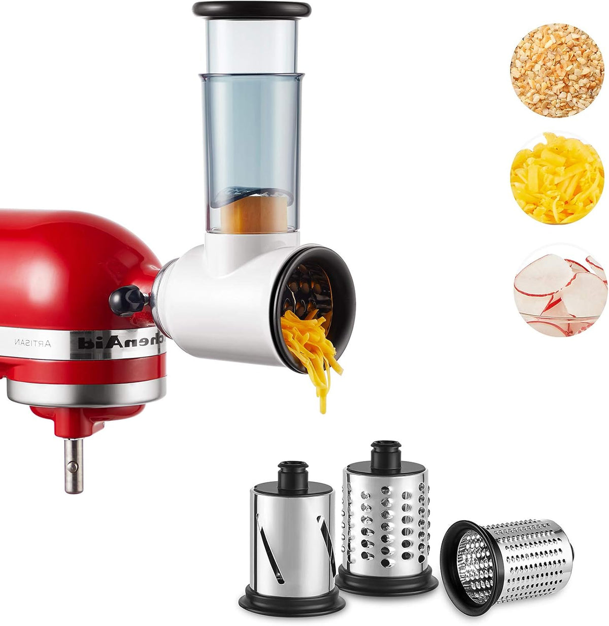 Slicer Shredder Attachment for KitchenAid Stand Mixer