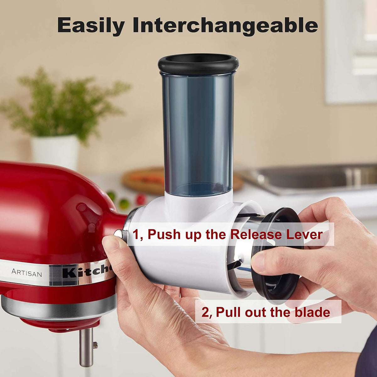 Slicer Shredder Attachment for KitchenAid Stand Mixer
