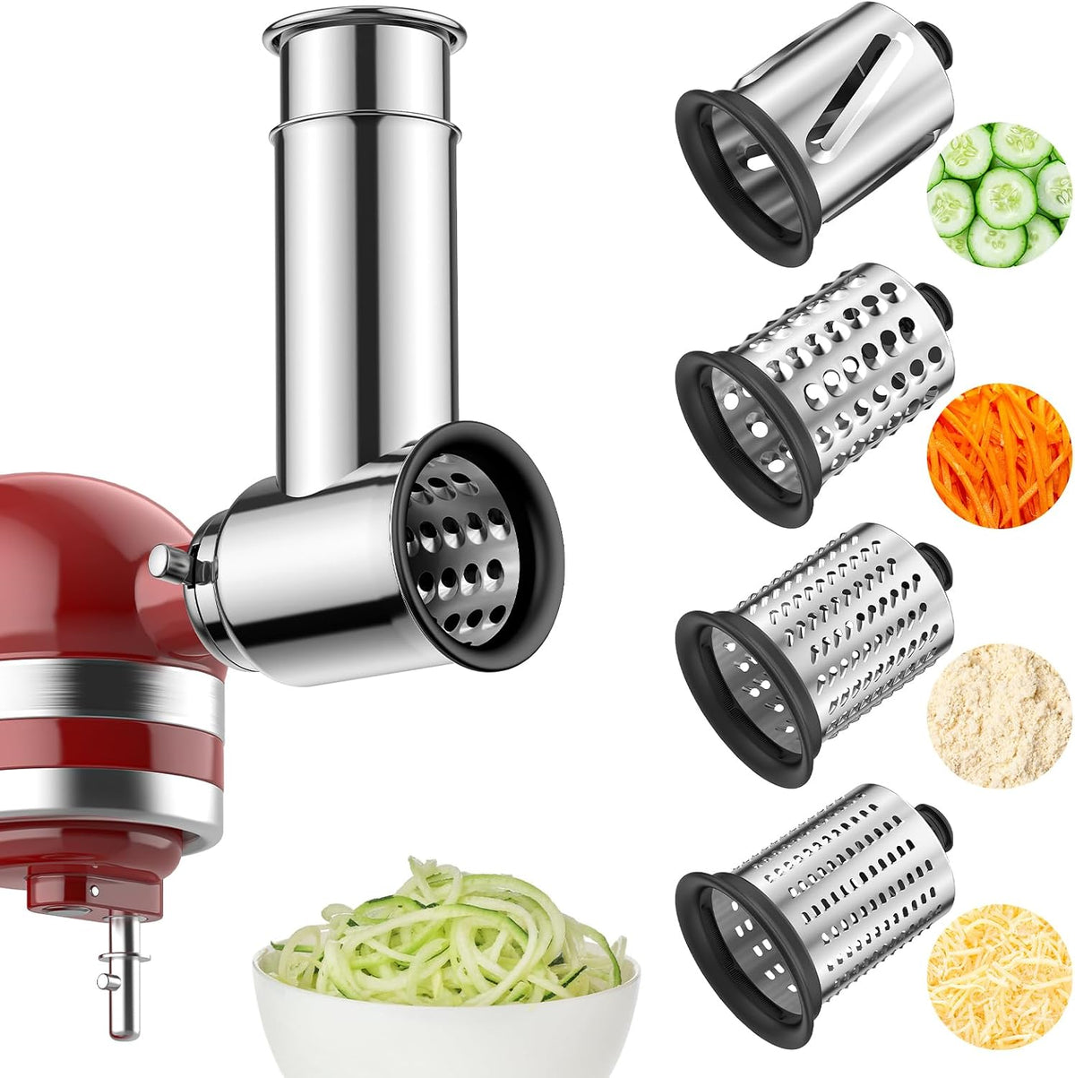 Slicer Shredder Attachment for KitchenAid Stand Mixer