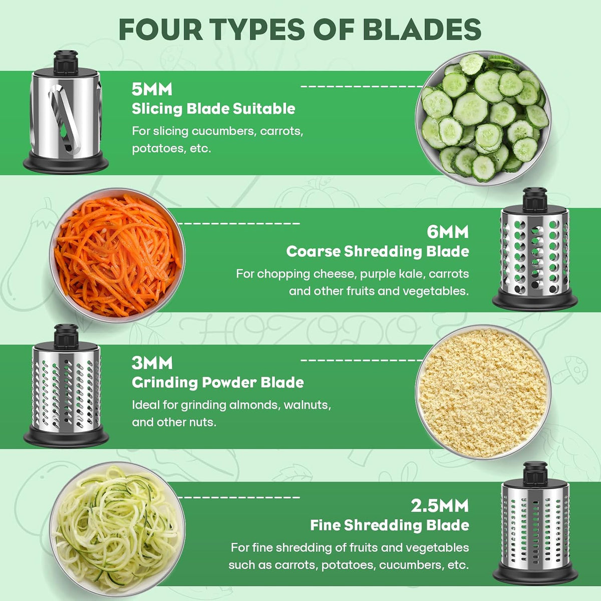 Slicer Shredder Attachment for KitchenAid Stand Mixer