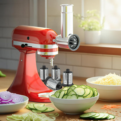 Slicer Shredder Attachment for KitchenAid Stand Mixer