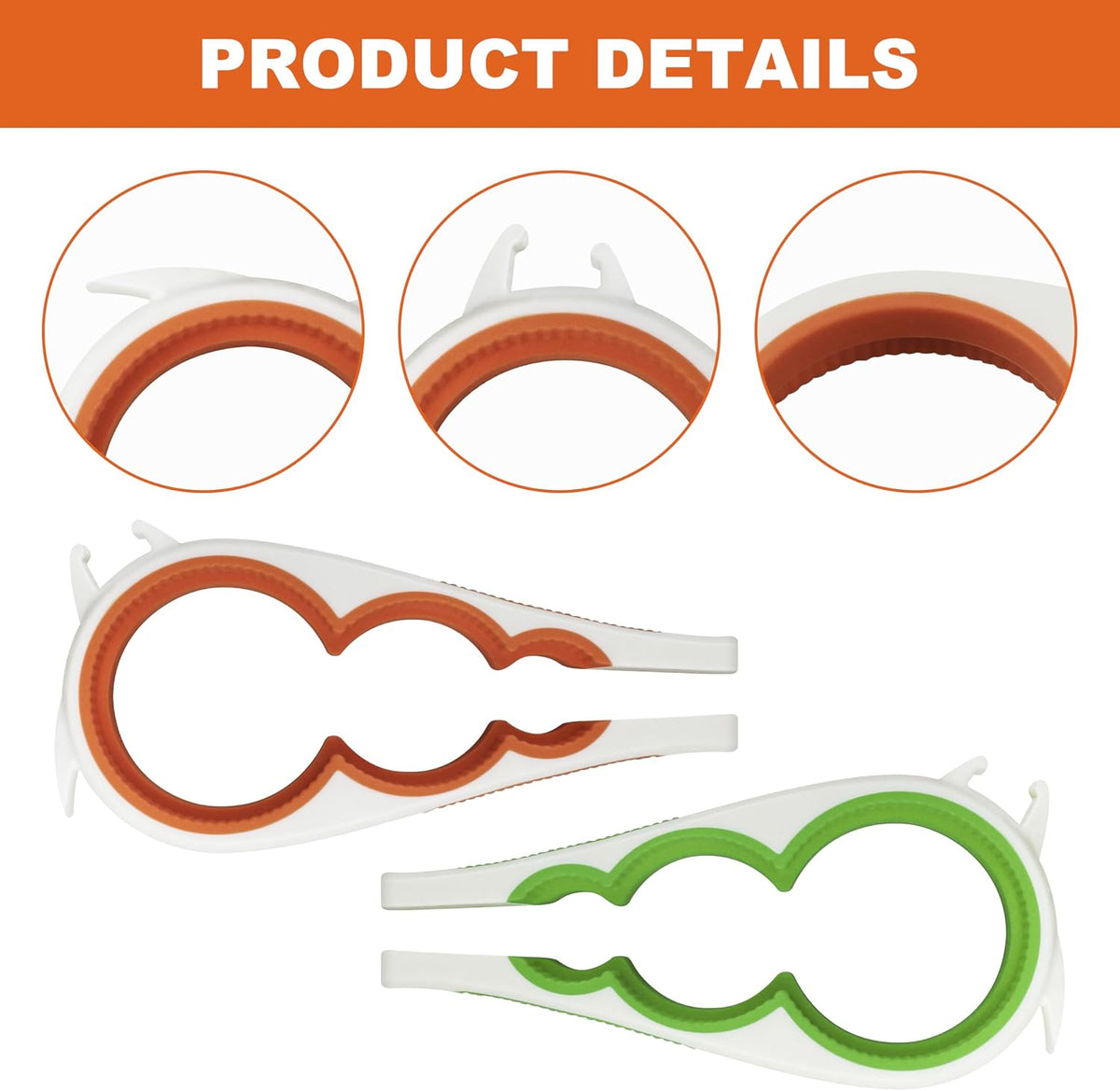 Jar Opener 5 in 1, Jar Opener for Seniors With Arthritis, Weak Hands
