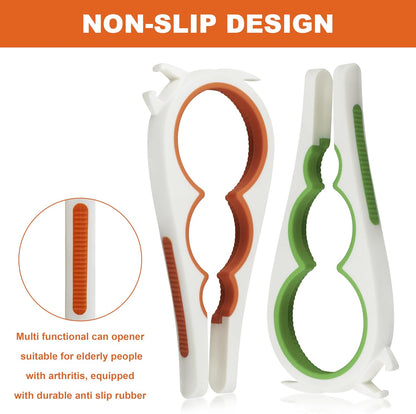 Jar Opener 5 in 1, Jar Opener for Seniors With Arthritis, Weak Hands