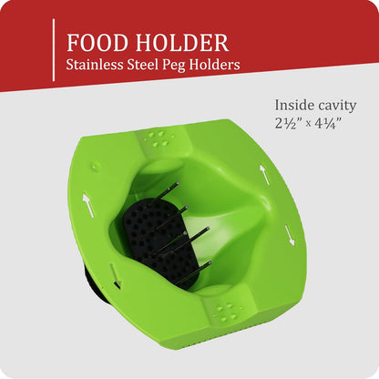 Borner by Reston Lloyd Food Safety Holder for Mandoline Slicers, Cutters & Graters, Protective Finger Guard for Safe Slicing & Grating, Made in Germany, Black