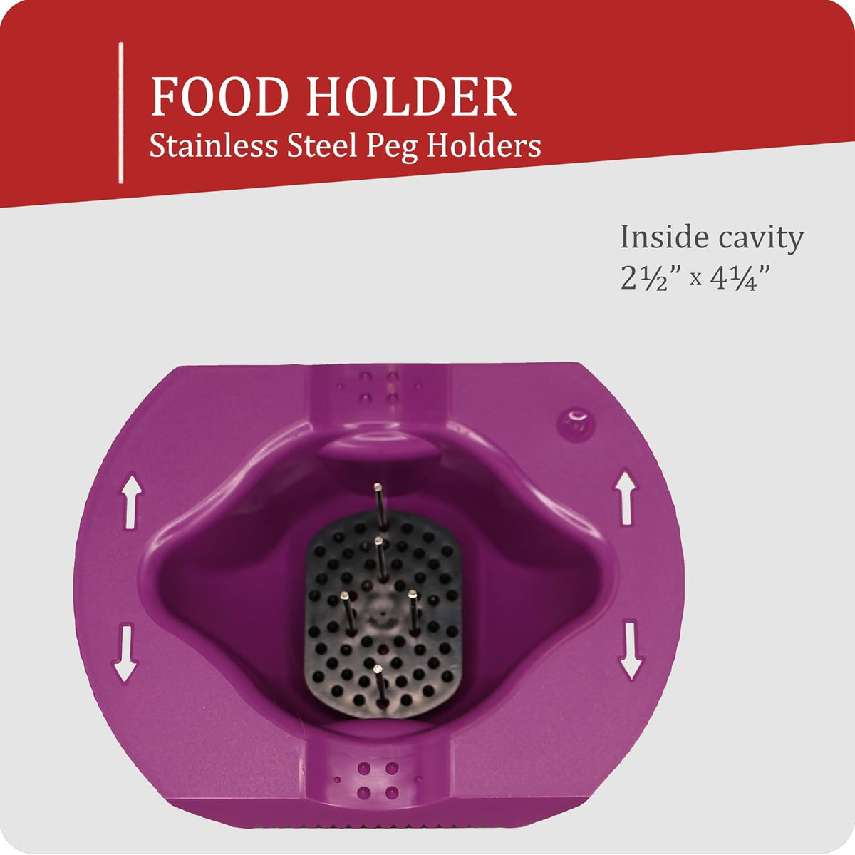 Borner by Reston Lloyd Food Safety Holder for Mandoline Slicers, Cutters & Graters, Protective Finger Guard for Safe Slicing & Grating, Made in Germany, Black
