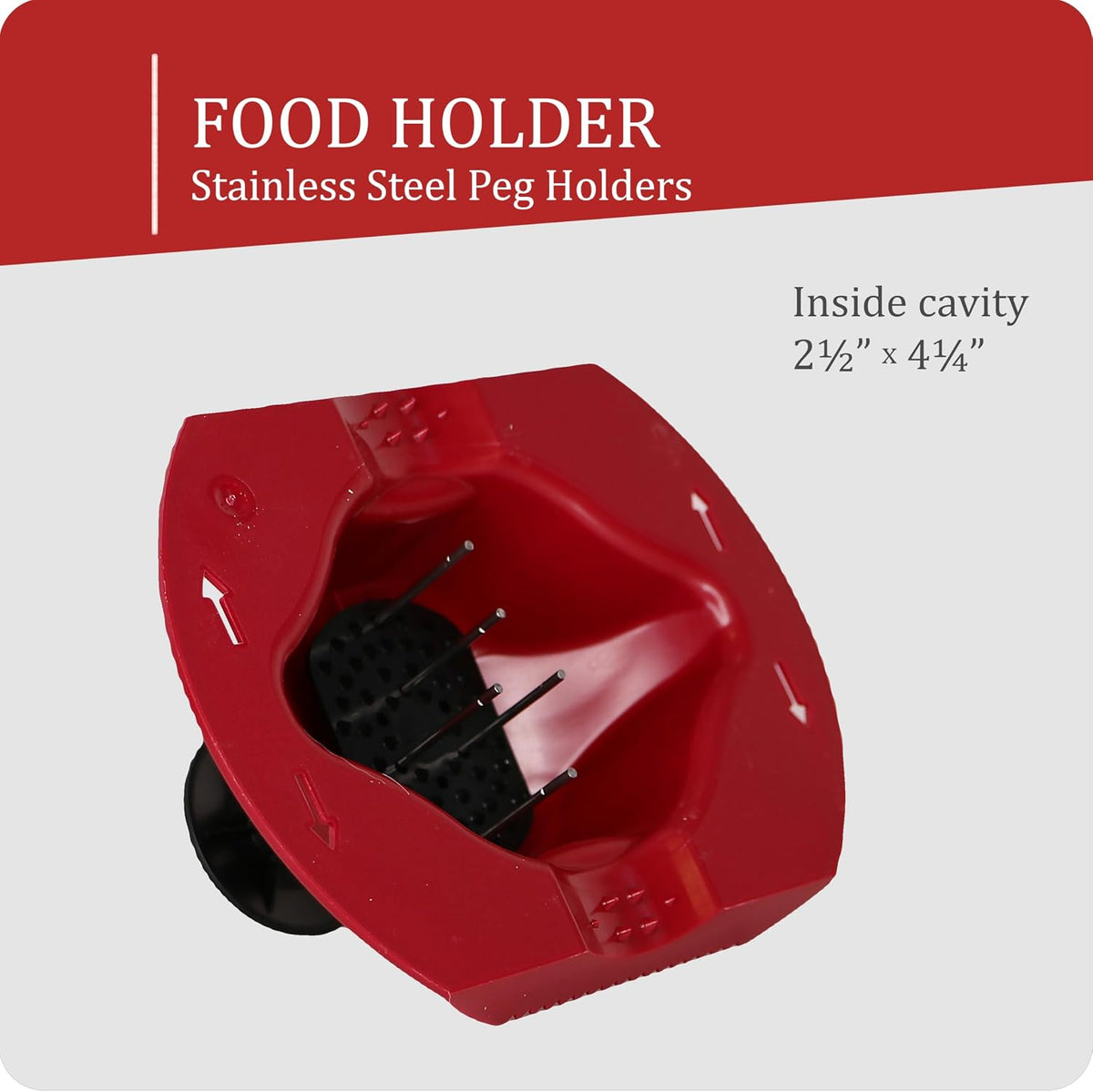 Borner by Reston Lloyd Food Safety Holder for Mandoline Slicers, Cutters & Graters, Protective Finger Guard for Safe Slicing & Grating, Made in Germany, Black