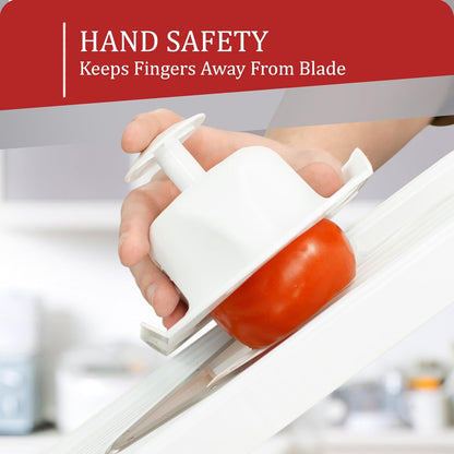 Borner by Reston Lloyd Food Safety Holder for Mandoline Slicers, Cutters & Graters, Protective Finger Guard for Safe Slicing & Grating, Made in Germany, Black