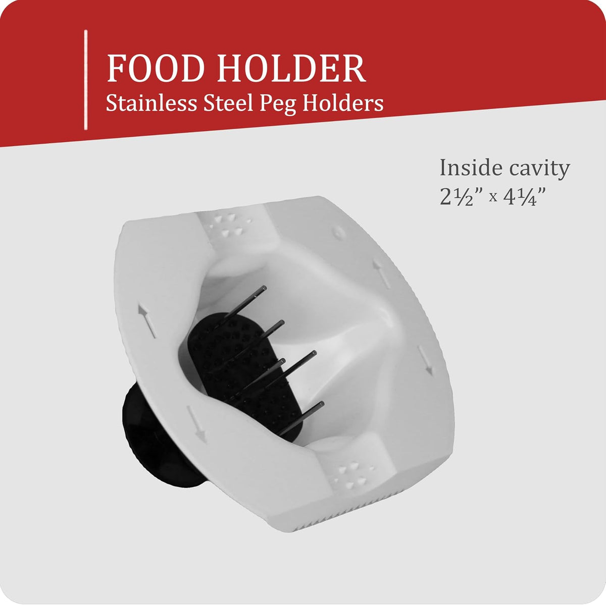 Borner by Reston Lloyd Food Safety Holder for Mandoline Slicers, Cutters & Graters, Protective Finger Guard for Safe Slicing & Grating, Made in Germany, Black