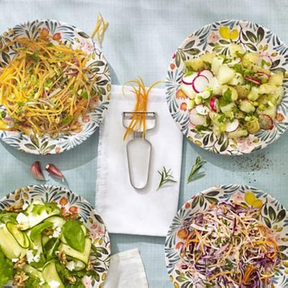 SharpPeel Stainless Steel Julienne Vegetable Peeler – Super-Sharp Blade Matchstick-Sized Veg Strips