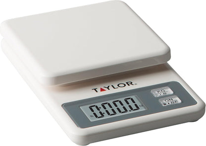 Compact Digital Scale (White), 11 pound capacity