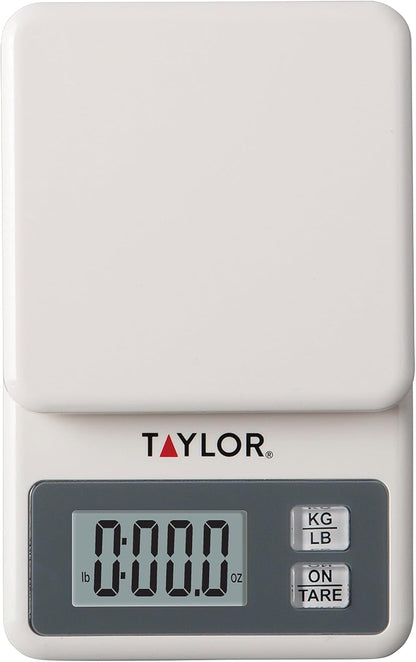 Compact Digital Scale (White), 11 pound capacity