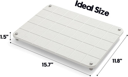 Sink Caddy Kitchen Sink Organizer, Water Absorbing Stone Tray for Sink,Diatomite Bathroom Counter Tray,Faucet Drying Mat Protector Coaster Soap Dish Rack Riser Vanity Dispenser Sponge Holder,10" x 4"