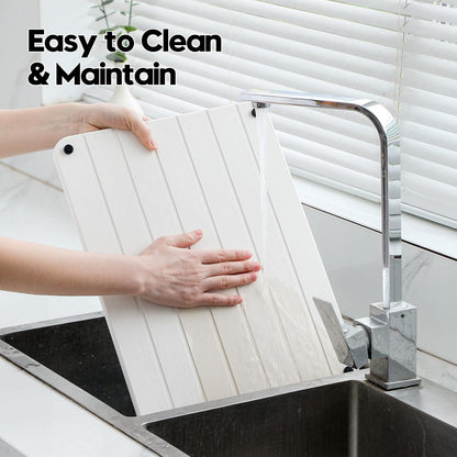 Sink Caddy Kitchen Sink Organizer, Water Absorbing Stone Tray for Sink,Diatomite Bathroom Counter Tray,Faucet Drying Mat Protector Coaster Soap Dish Rack Riser Vanity Dispenser Sponge Holder,10" x 4"