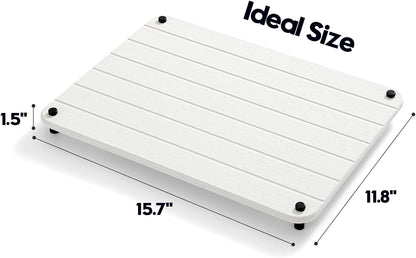 Sink Caddy Kitchen Sink Organizer, Water Absorbing Stone Tray for Sink,Diatomite Bathroom Counter Tray,Faucet Drying Mat Protector Coaster Soap Dish Rack Riser Vanity Dispenser Sponge Holder,10" x 4"