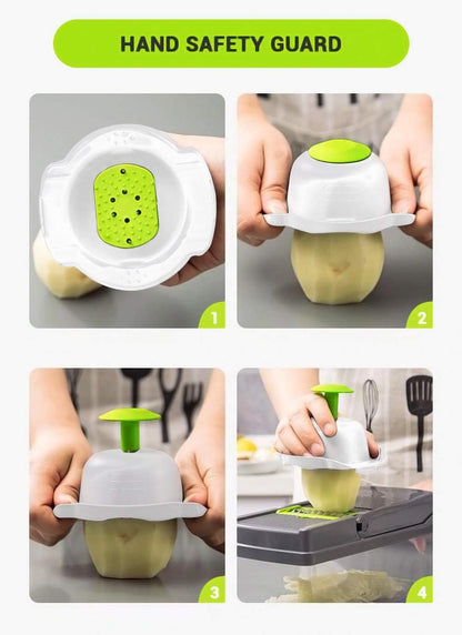 Vegetable Chopper With Container, Mandoline Slicer For Kitchen