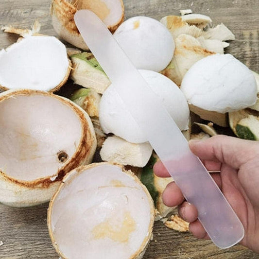 Meat Scraper,Soft and Flexible Coconut Egg Tools Kitchen Utensils and Gadgets for Coconut Lovers Melon Ballers Fruit and Vegetable Tools