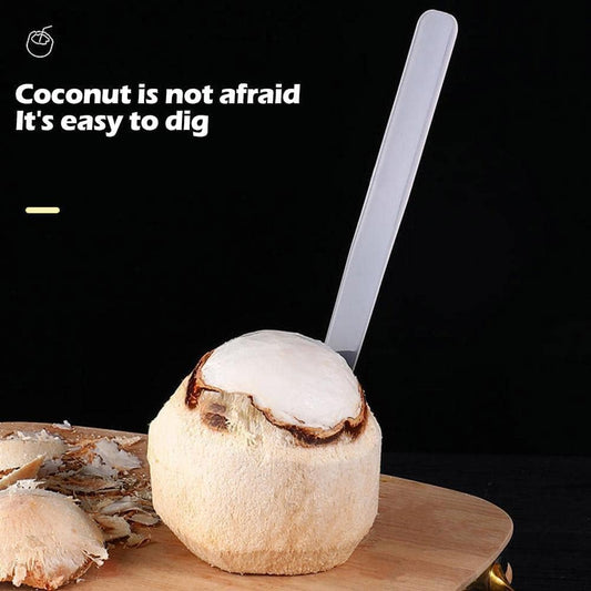 Meat Scraper,Soft and Flexible Coconut Egg Tools Kitchen Utensils and Gadgets for Coconut Lovers Melon Ballers Fruit and Vegetable Tools